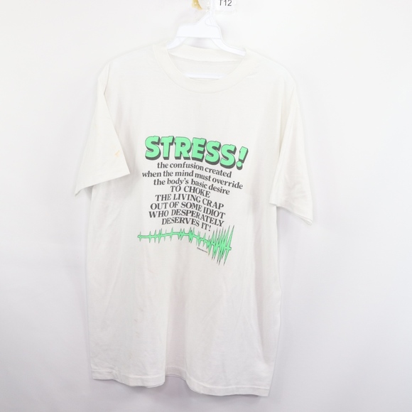 Vintage 90s Stressed out t shirt